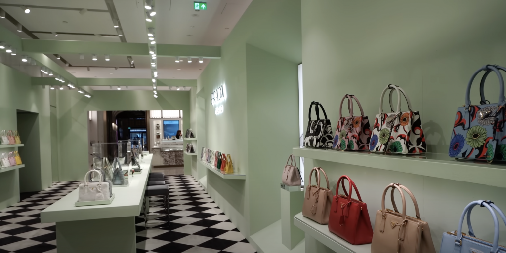 bags section-luxury handbags-department stores
