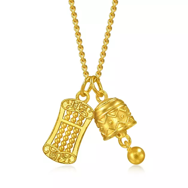 CHOW SANG SANG 999.9 24K Pure Gold Necklace Price-by-Weight 5.98g