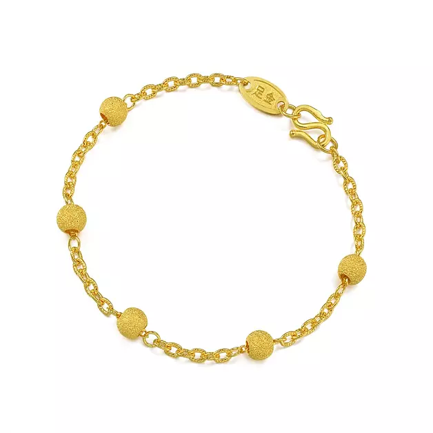 CHOW SANG SANG 999.9 24K Pure Gold Bracelet Price-by-Weight 7.11g