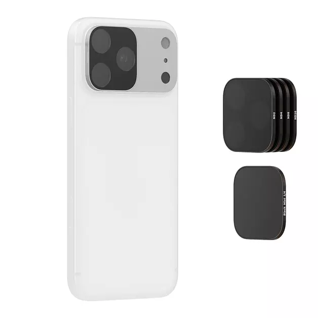 SmallRig Square ND & Black Mist Filter Kit for iPhone 17 Pro (Silver)- 6074