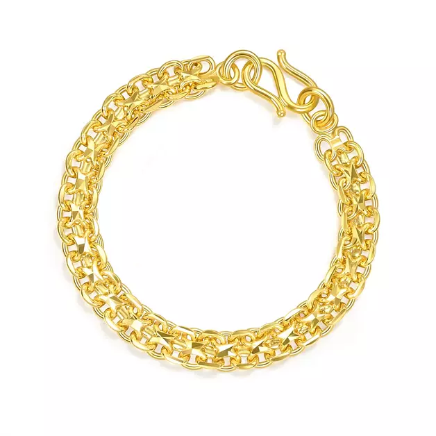 CHOW SANG SANG 999.9 24K Pure Gold Bracelet Price-by-Weight 22.45g