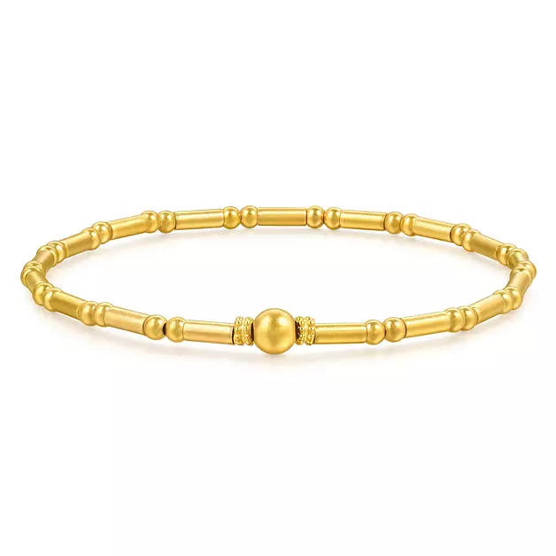 CHOW SANG SANG 999.9 24K Pure Gold Bracelet Price-by-Weight 3.36g