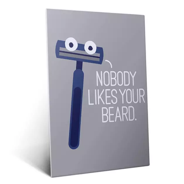 Displate Metal Poster Funny Bathroom Art Lets Face It Wall Art L