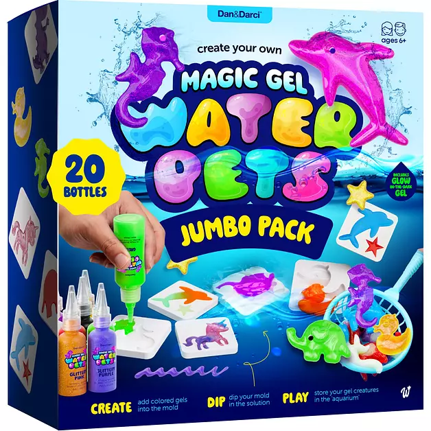Dan&Darci Magic Gel Water Pets Kit - Squishy Maker Set - (Jumbo Pack)