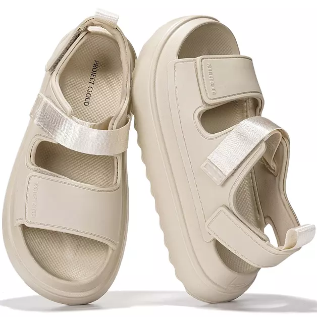 Platform sandals for women Womens sandals with soft insole-Platform sandals