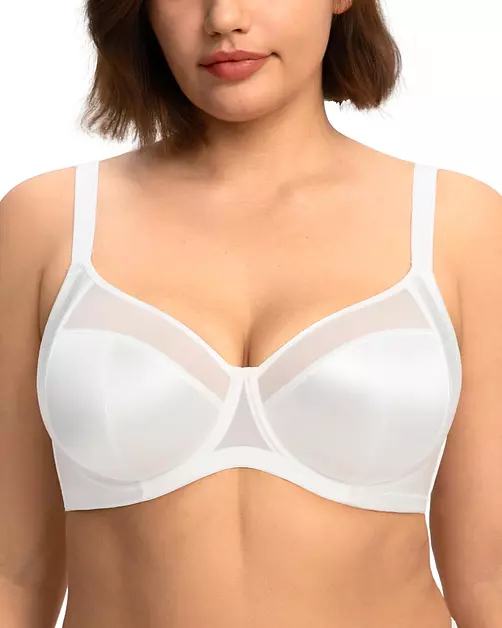 HSIA Bras for Women Minimizer Full Coverage Plus Size Underwire Side Lift