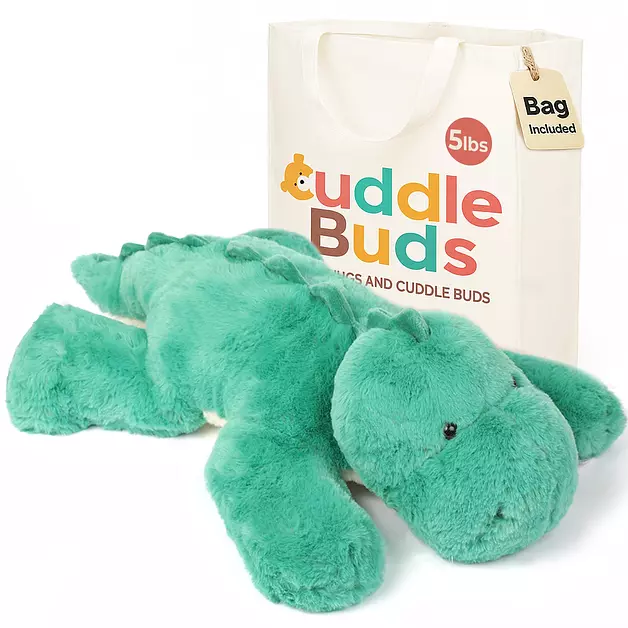 5lbs Weighted Dinosaur Stuffed Animal - Weighted Stuffed Animals for Adults