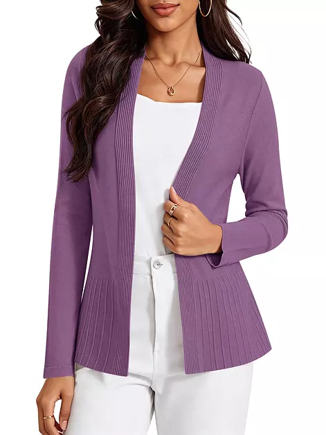 Lightweight Cardigan Sweater Open Front Cardigan Tops 2026 Fall Outfits