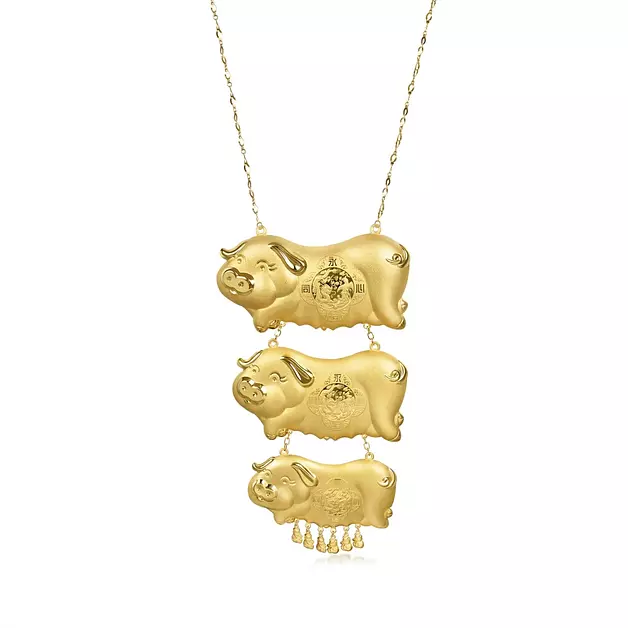 CHOW SANG SANG 999.9 24K Pure Gold Necklace Price-by-Weight 46.78g