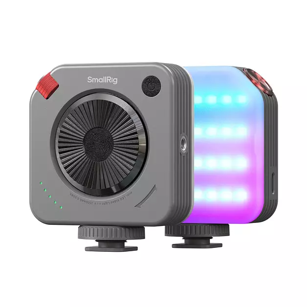 SMALLRIG P108 Neo Mini RGBWW LED Video Light, Portable Camera Fill Light
