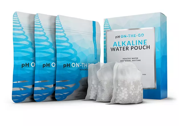 Invigorated Water pH ON-The-GO Alkaline Water Filter Pouch- Portable Alkaline Water Filtration System for Your Bottle, Pitcher, Jug, Container - High pH Water - Long-Life 105 Gallon/400 Litre (1-Pack)