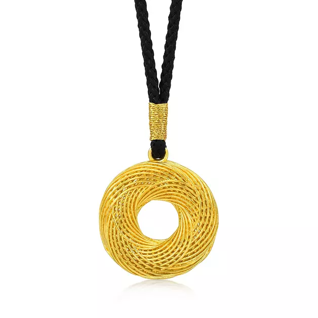 CHOW SANG SANG 999.9 24K Pure Gold Necklace Price-by-Weight 8.6g